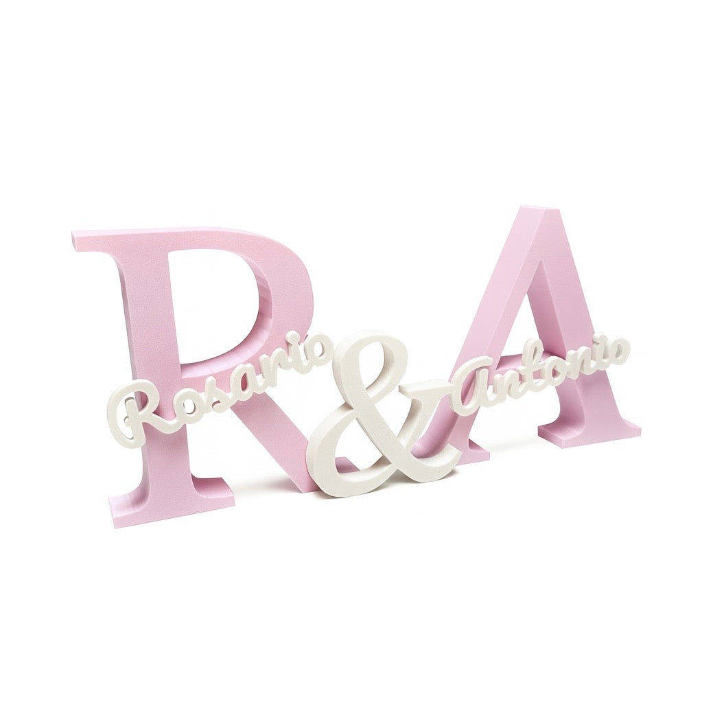 Iniciales de pareja