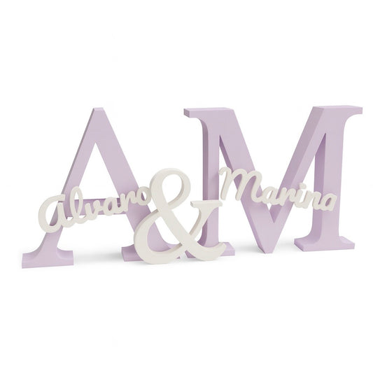 Iniciales de pareja